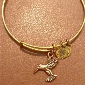 Alex and Ani Hummingbird Bangle Bracelet